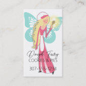 ブロンド妖精魔法スプーンベーキングベーカリー菓子職人 名刺 (正面)