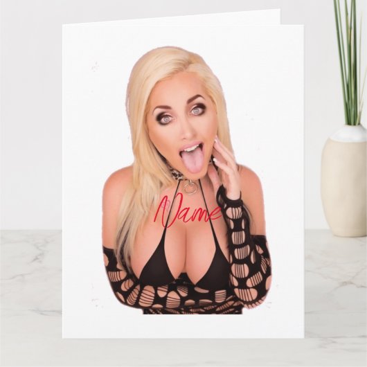 ブロンド気のあるそぶりをしたサンダー_コーブ カード (正面)