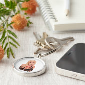 ブロンド気のあるそぶりをしたサンダー_コーブ キーホルダー (側面)