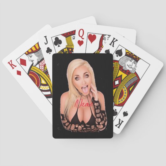 ブロンド気のあるそぶりをしたサンダー_コーブ トランプ (裏面)