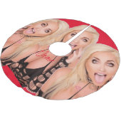 ブロンド気のあるそぶりをしたサンダー_コーブ ブラッシュドポリエステルツリースカート (アングル)