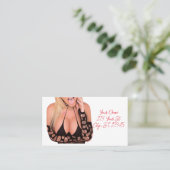 ブロンド気のあるそぶりをしたサンダー_コーブ 名刺 (スタンド正面)