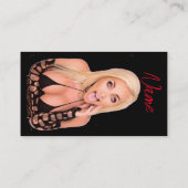 ブロンド気のあるそぶりをしたサンダー_コーブ 名刺 (裏面)