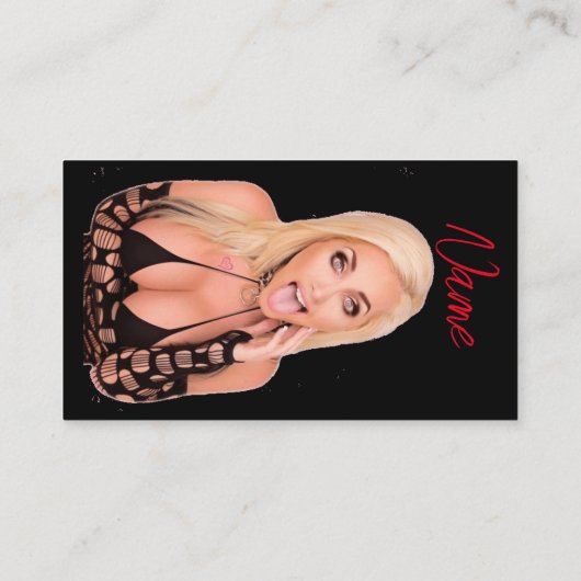 ブロンド気のあるそぶりをしたサンダー_コーブ 名刺 (裏面)