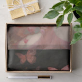 ブロンド美しい – 女性のポートレートと花 薄葉紙 (ギフト)