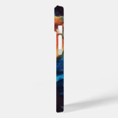 ブロンド赤美しいファッション水色 Case-Mate iPhoneケース (裏面 / 左)