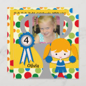 ブロンド追加フォトカスタム招待状 招待状 (正面/裏面)