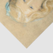 ブロンド髪のかわいい若い女の子 薄葉紙 (詳細)