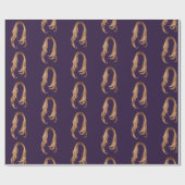 ブロンド髪 ラッピングペーパー (フラット)