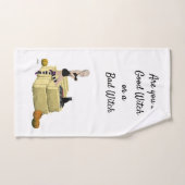 ブロンド魔女ピンアップガールハンドタオル ハンドタオル (ハンドタオル)