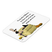 ブロンド魔女ピンアップガールフレキシブルマグネット マグネット (左側)