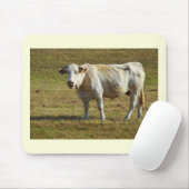 ブロンド・アキテーヌ牛 マウスパッド (マウス)