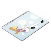 ブロンド・アニメガール ノートブック (左側)