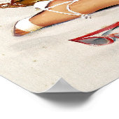 ブロンド・オン・サンド・ピン・アップ ポスター (角)