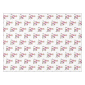 ブロンド・ガールとピンク・バイク・テーブルクロス テーブルクロス (正面(横))