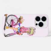 ブロンド・ガールとピンク・バイク Case-Mate iPhoneケース (裏面 (横))