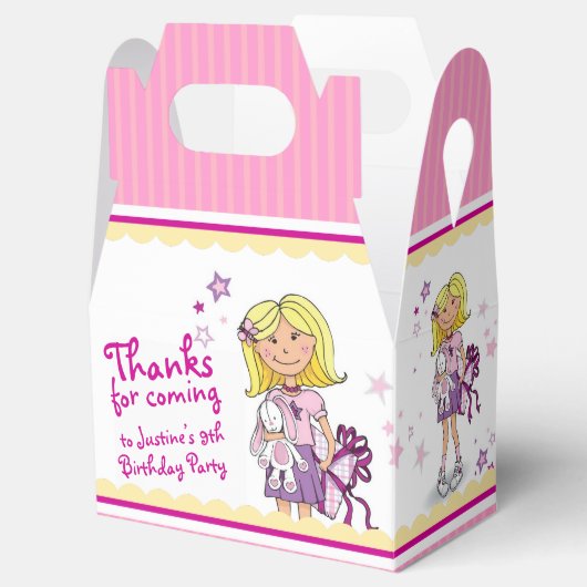 ブロンド・ガールズ9歳の誕生日ギフト感謝していお気に入りボックス フェイバーボックス (オープン)