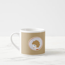 ブロンド・ガール・イン・ザ・鏡 エスプレッソカップ