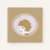 ブロンド・ガール・イン・ザ・鏡 ノートブック (正面)