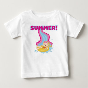 ブロンド・ガール・サマー ベビーTシャツ
