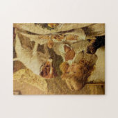 ブロンド·ガ祈ールズと犬と猫 ジグソーパズル (横)