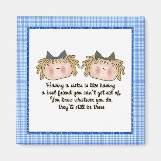 ブロンド・シスターズマグネット マグネット (正面)