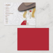 ブロンド-チャビー 名刺 (正面/裏面)