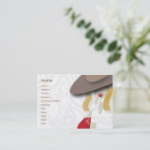 ブロンド-チャビー 名刺 (スタンド正面)