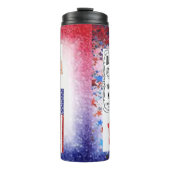 ブロンド💯 %トランプガールサーマルタンブラー タンブラー (正面)