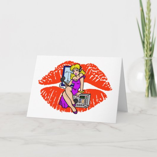 ブロンド・ハム・ラジオのピンアップ・ガール・スメキカード シーズンカード (正面)