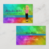 ブロンド・バーテンダーの名刺 名刺 (正面/裏面)