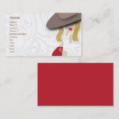 ブロンド-ビジネス 名刺 (正面/裏面)