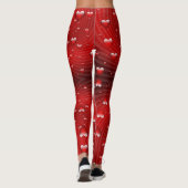 ブロンド&ブレーク – パターン（の模様が）あるレギンス レギンス (裏面)