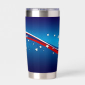 ブロンド&ブローク – ウォーターボトル 保温保冷タンブラー (背面)