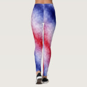 ブロンド&ブローク – パターン（の模様が）あるレギンス – ホワイトロゴ レギンス (裏面)