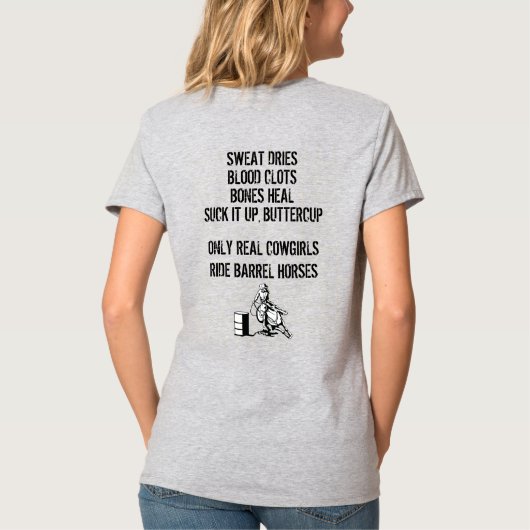 ブロンド&ブローク – ブラックロゴフロント – 汗ドリード… Tシャツ (裏面)