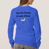 ブロンド&ブローク – ユーモア – ブラックロゴ Tシャツ (裏面)