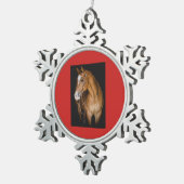 ブロンド&ブローク – "Personalize This"オーナメント スノーフレークピューターオーナメント (右)