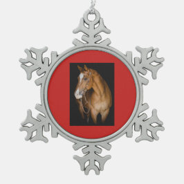 ブロンド&ブローク – "Personalize This"オーナメント スノーフレークピューターオーナメント