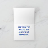 ブロンド・ボーイ体操ありがとうノート サンキューカード (内部)