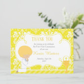 ブロンド・ボーイ・ファースト・コミュニオンダマスク サンキューカード (スタンド正面)