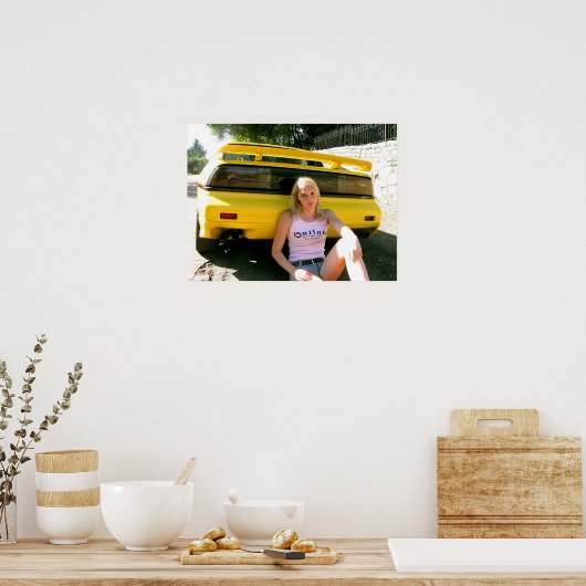 ブロンド ポスター (キッチン)