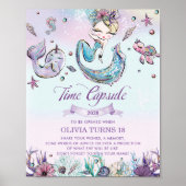 ブロンド・マーメイドザシー誕生日タイムカプセル ポスター (正面)