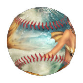 ブロンド・マーメイド 野球ボール (裏面)