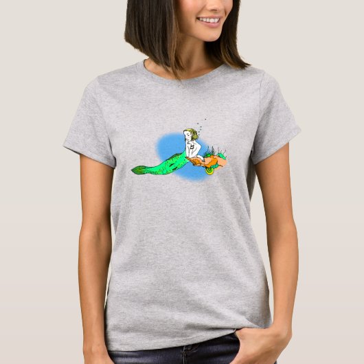 ブロンド・マーメイド Tシャツ (正面)