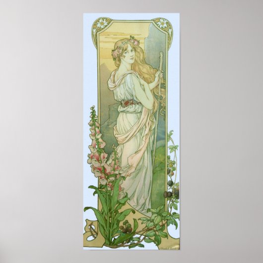 ブロンド・レディ・イン・ホワイト ポスター (正面)