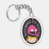 ブロンド・ロッキング姉 キーホルダー (正面左)