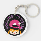 ブロンド・ロッキング姉 キーホルダー (裏面)