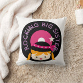 ブロンド・ロッキング姉 クッション (ブランケット)