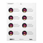 ブロンド・ロッキング姉 ラベル (フルシート)